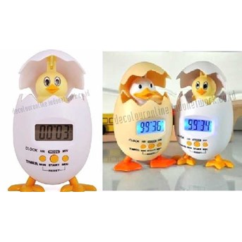 Jam alarm digital telur