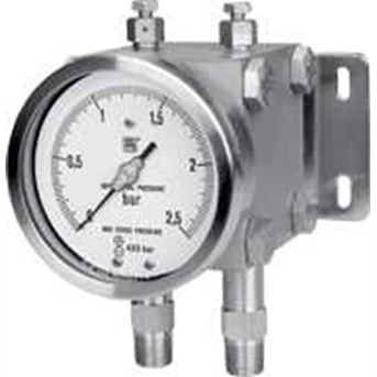 nuova fima: differential pressure gauges: md14 pn25bellow di erential pressure gauges, dry or liquide  lled