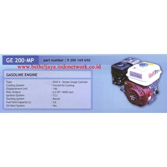 MULTIPRO GE 200-MP Gasoline Engine