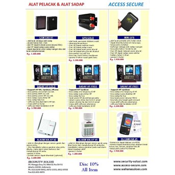 GPS & Alat Sadap HandPhone ACCESS SECURE
