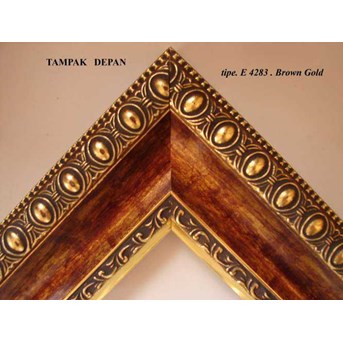 Wood Frame E4283 Brown