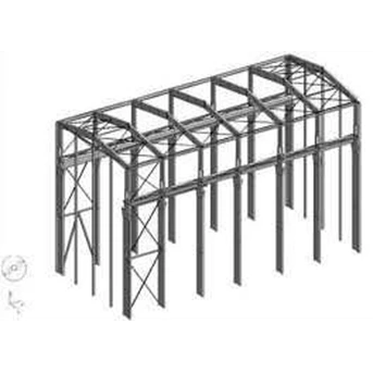 struktur bangunan dengan konstruksi baja ( besi wf dan H-beam)