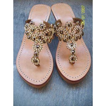 leather sandal