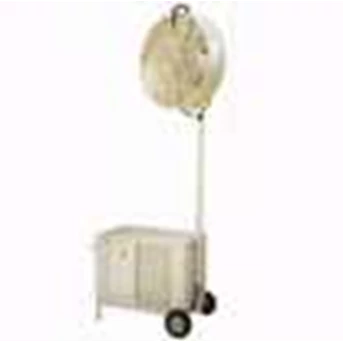Kipas Angin Kabut/ Mobile Spray Cooling Fan Drum type Single Fan 26â €  White Colour