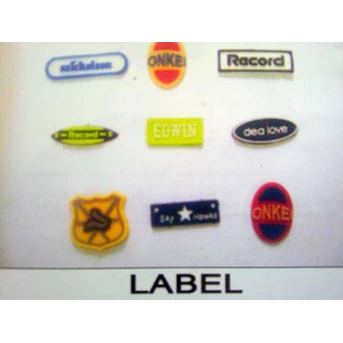 Terima pesanan label logo perusahaan dari plastik