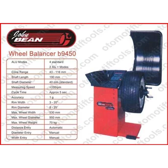 JOHN BEAN WHEEL BALANCER MODEL B9450