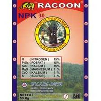 PUPUK NPK 15: 15: 15 CAP RACOON