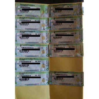 COA Windows XP Profesional SP 3 OEM