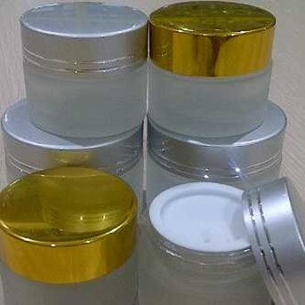 POT GLASS JAR 15 & 30 GR SILVER DOVE