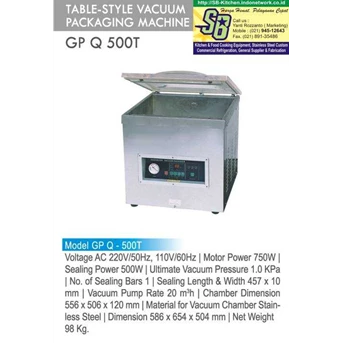 TABLE STYLE VACUUM PACKAGING MACHINE GP-Q-500T