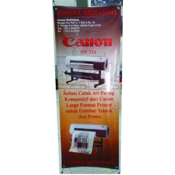 standing x-banner