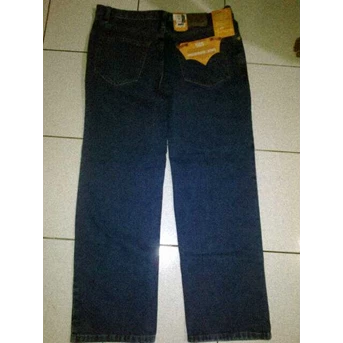 seragam celana jeans, warna hitam, biru, blue black, size 29 s/ d 38