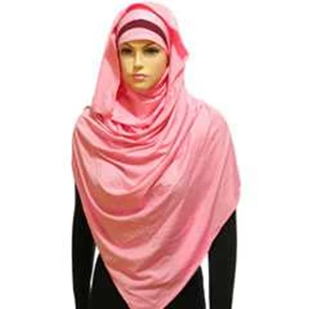 Pashmina rayon pink muda
