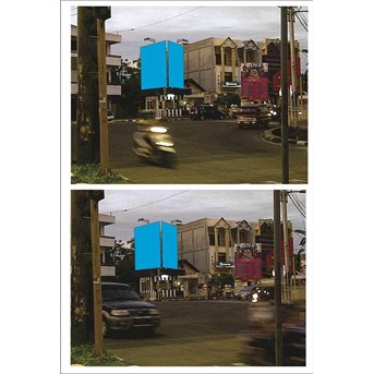 Space Iklan ( Baliho 4x6) - Horizontal - 2 muka - Front light
