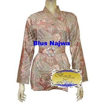 Blus batik Najwa, Ready stok