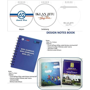 Notes book, Blocknotes, Buku Notes, Agenda, Memo pad