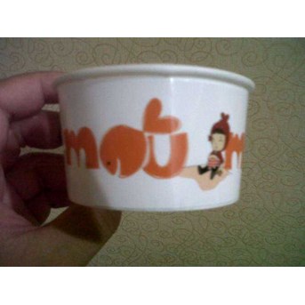 sample stiker ice cream cup