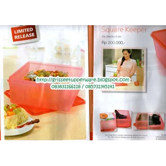 Tupperware Square Keeper