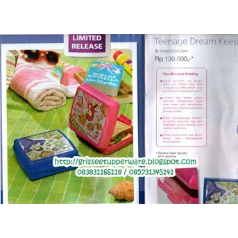Tupperware Teenage Dream Keeper
