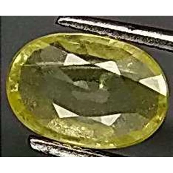 yellow safir 0.95 crt ceylon