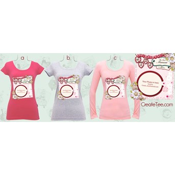 SCRAP SHIRT Valentine 2-ScrapBook on your T-Shirt