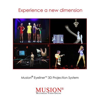 3D Hologram Projector MUSION The First 3D Hologram Projector / Hologram Projector 3 Dimensi