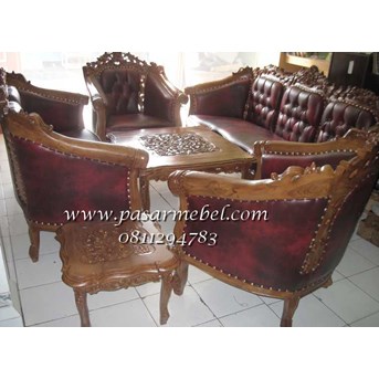 Kursi Sofa Tamu Romawi Monako Selendang