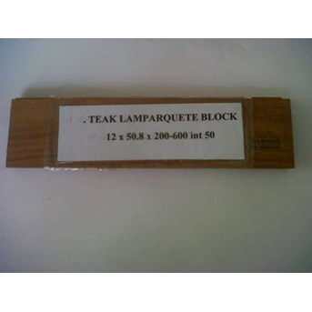Teak Lamparquete Block