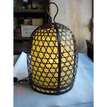 Lampu Kuningan Model Kurungan Ayam Bali