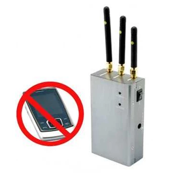 jammer portable radius 25m, penghilang signal hp gsm, cdma & 3g portable, bloking sinyal hp, pengacak sinyal handphone