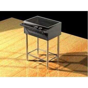 Grill with Standing Stand ( kaki pipa) or Portable