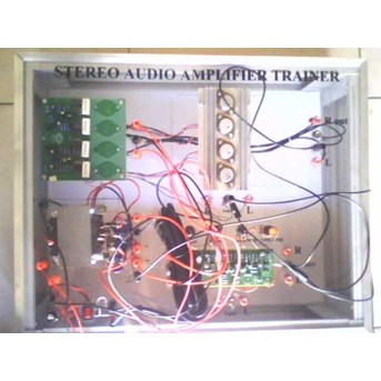 stereo power amplifier trainer