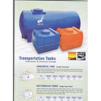 TANKI/ TANGKI AIR PERSEGI / TRANSPORTATION WATER TANK