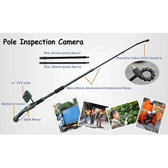 Inspection pole camera - Kamera dengan galah