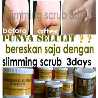 SLIMMING SCRUB 3 DAYS MURAH
