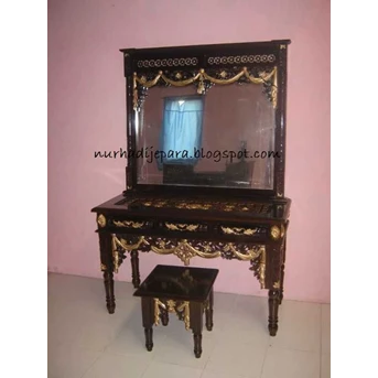 meja rias altar peluru 3 laci
