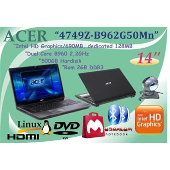 New ITEM ACER Dual Core 4749Z dengan Hardisk 500GB