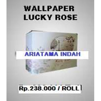 WALLPAPER MERK LUCKY ROSE ( Ukuran Wallpaper panjang 10 meter lebar 50 cm )