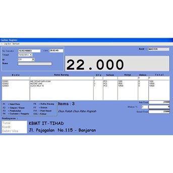 SOFTWARE TOKO / POINT OF SALES