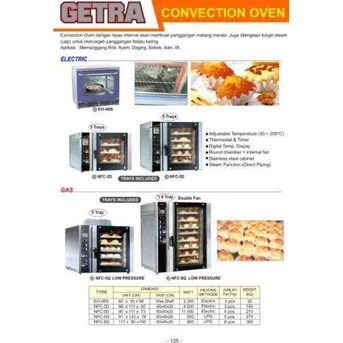 GETRA - CONVENTION OVEN
