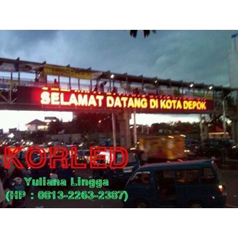 Running Text, Moving Sign, Text berjalan