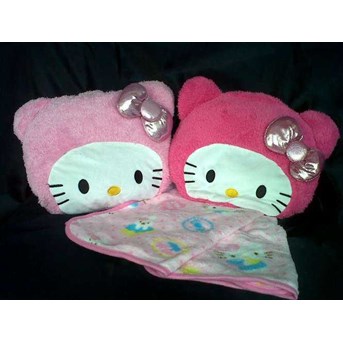 Selimut Hello Kitty incl Sarung Bantal Hello Kitty/ Hello Kitty Blanket