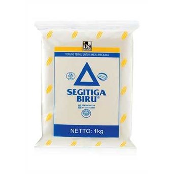tepung segitiga biru
