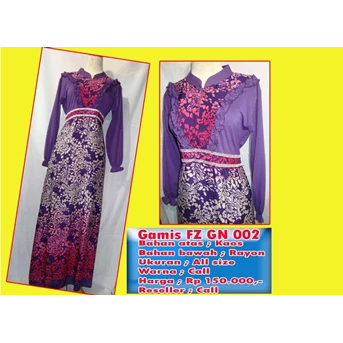 Gamis kaos fz gn 002