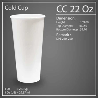 PAPER CUP CC 22 OZ