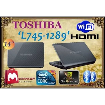TOSHIBA L745-1289 Core i7-2670QM di lengkapi VGA Nvidia Gforce 1GB