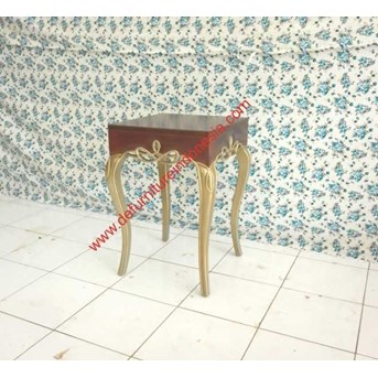 SIDE TABLE 90 degree CORNER, indonesia furniture, painted furniture | defurnitureindonesia DFRIBT-19