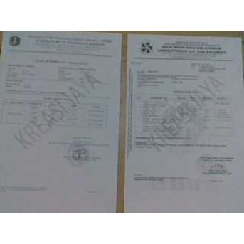 Sertifikat LABKESDA & BBKK