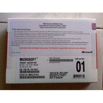 Windows 7 Profesional SP1 32bit OEM