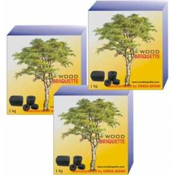 wood briquette
